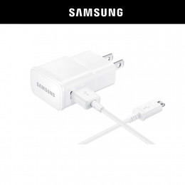 Samsung Adaptive Fast Charging 15W Wall Charger (US Plug) with Micro USB Cable