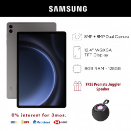 Samsung Galaxy Tab S9 FE+ 5G 12.4-inch Tablet with 128GB Storage